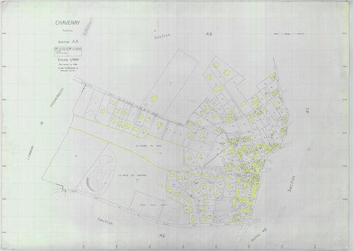 Chavenay - Plans du cadastre révisé