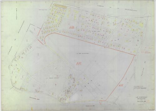 Le Chesnay - Plans du cadastre révisé