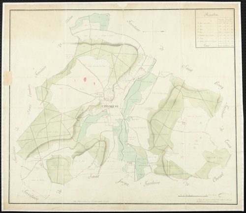 Chevreuse - Plan d'intendance de la paroisse de Chevreuse