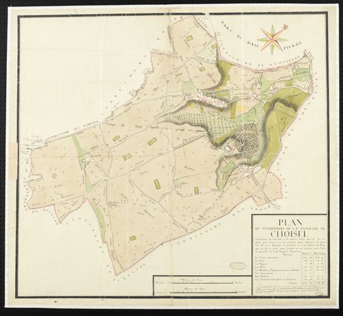 Choisel - Plan d'intendance de la paroisse de Choisel