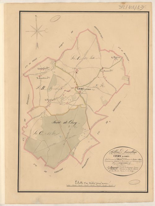 Civry-la-Forêt - Plans de la Préfecture de Seine-et-Oise
