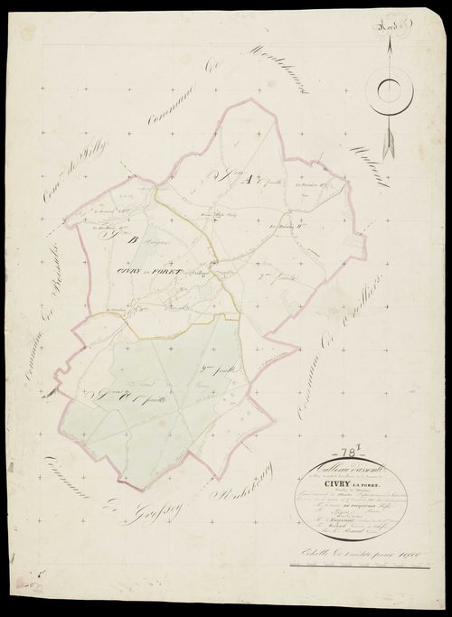 Civry-la-Forêt - Plans de l’Administration du cadastre