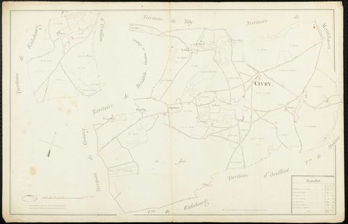 Civry-la-Forêt - Plan d'intendance de la paroisse de Civry-la-Forêt