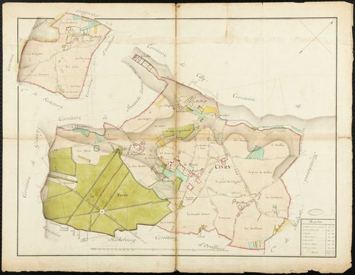 Civry-la-Forêt - Plan d'intendance de la paroisse de Civry-la-Forêt