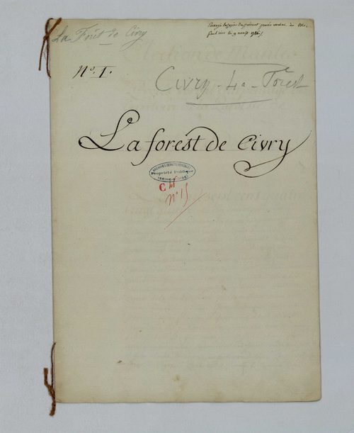 Civry-la-Forêt - Procès-verbal d'arpentage du territoire de la paroisse de Civry-la-Forêt