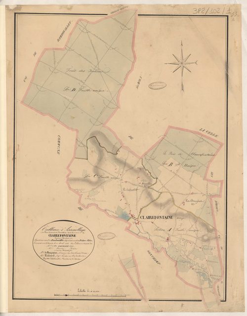 Clairefontaine-en-Yvelines - Plans de la Préfecture de Seine-et-Oise