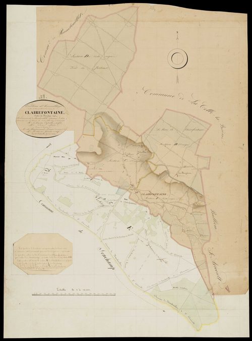Clairefontaine-en-Yvelines - Plans de l’Administration du cadastre