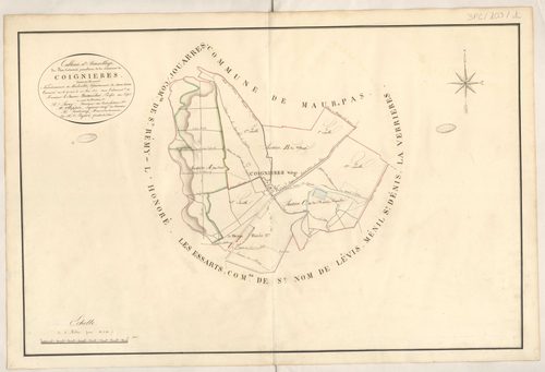 Coignières - Plans de la Préfecture de Seine-et-Oise
