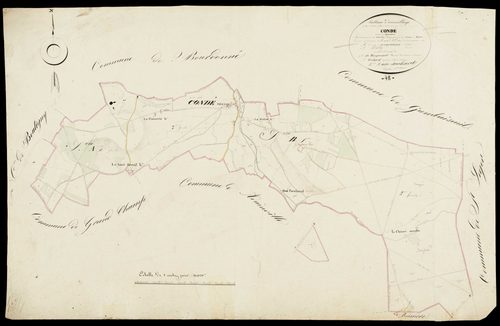 Condé-sur-Vesgre - Plans de l’Administration du cadastre