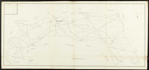 Condé-sur-Vesgre - Plan d'intendance de la paroisse de Condé-sur-Vesgre