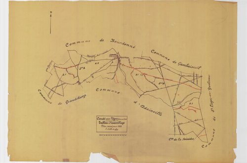 Condé-sur-Vesgre - Plans du cadastre rénové
