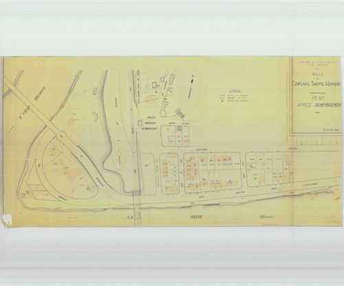 Conflans-Sainte-Honorine - Plans du cadastre remembré