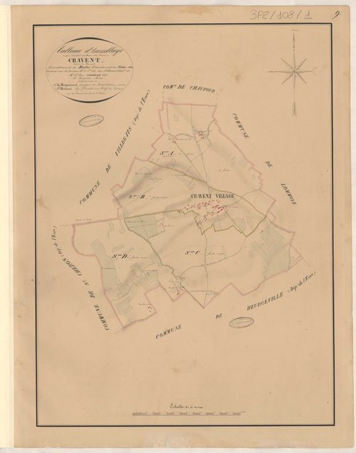 Cravent - Plans de la Préfecture de Seine-et-Oise