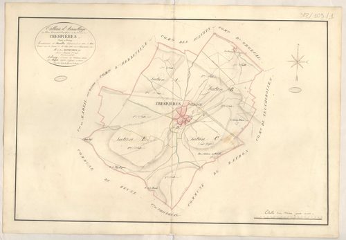 Crespières - Plans de la Préfecture de Seine-et-Oise