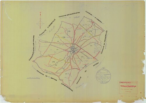 Crespières - Plans du cadastre rénové