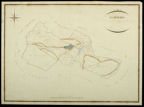 Dampierre-en-Yvelines - Plans de l’Administration du cadastre