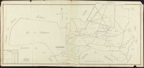 Dampierre-en-Yvelines - Plan d'intendance de la paroisse de Dampierre-en-Yvelines