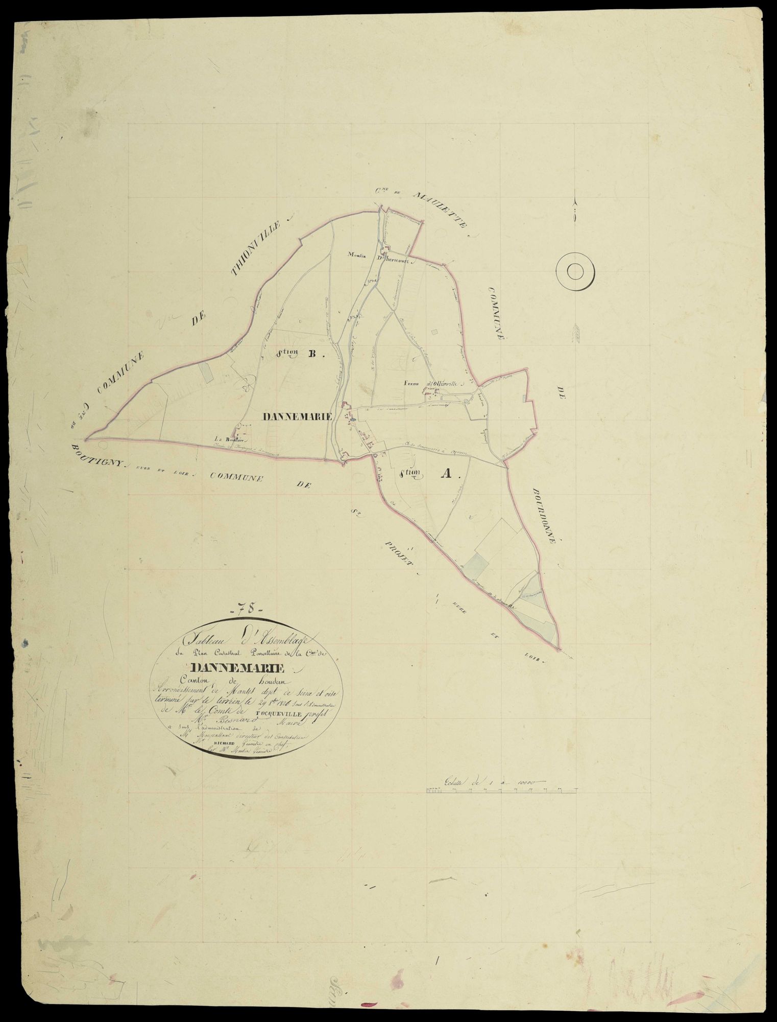 Dannemarie - Plans de l’Administration du cadastre