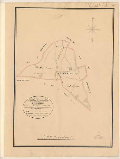 Dannemarie - Plans de la Préfecture de Seine-et-Oise