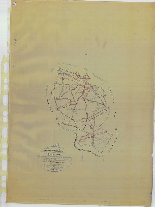 Élancourt - Plans du cadastre rénové