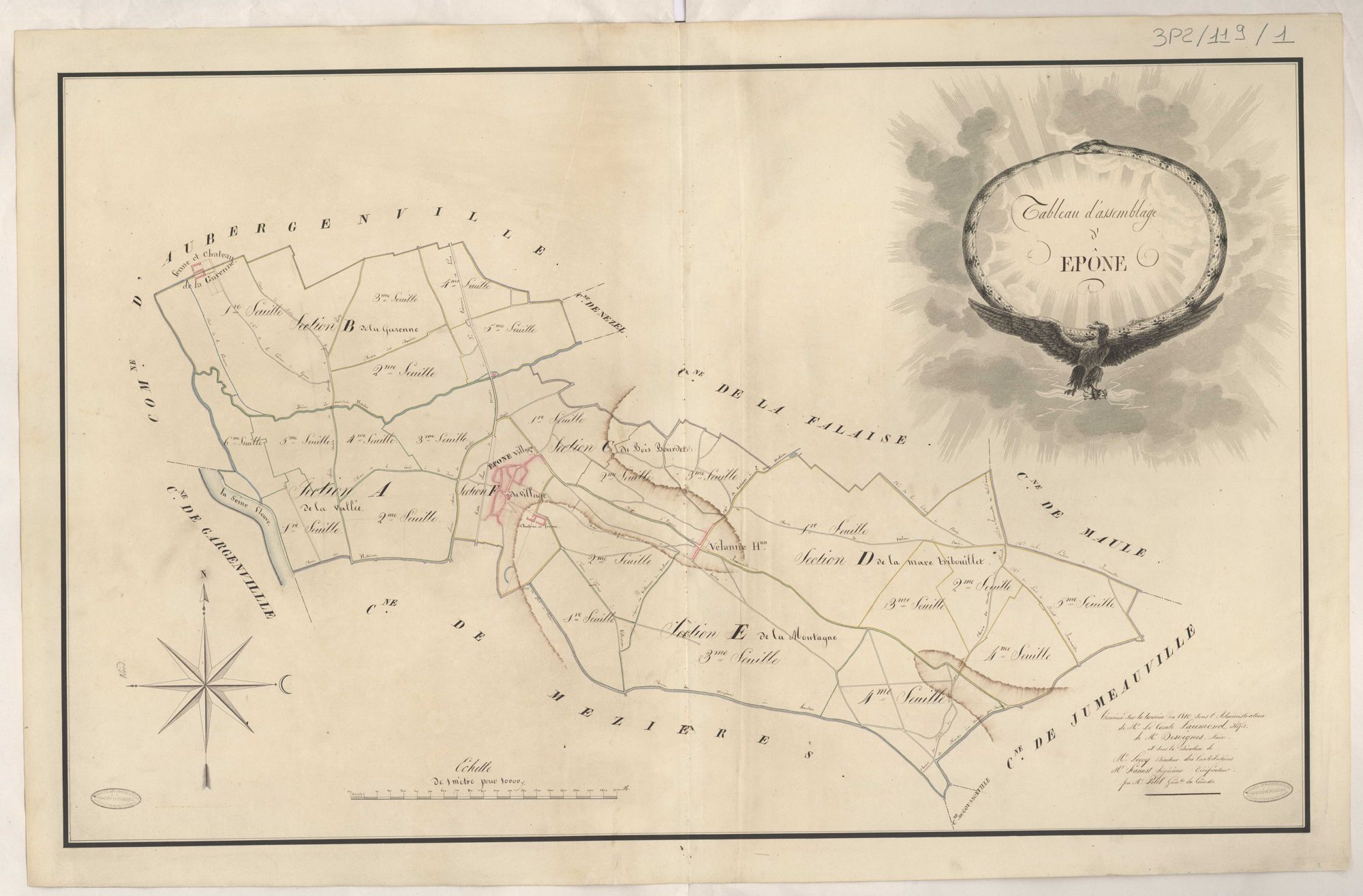 Épône - Plans de la Préfecture de Seine-et-Oise
