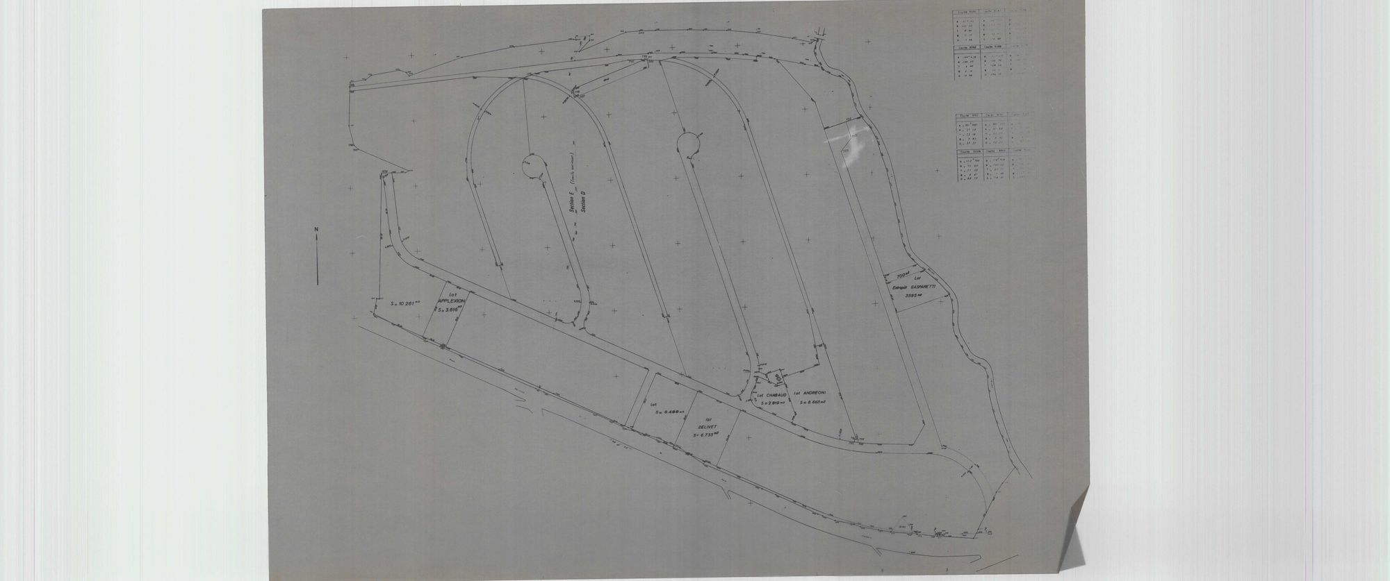 Épône - Plans du cadastre remembré