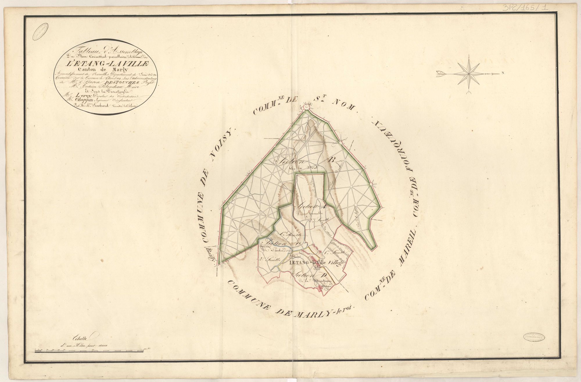 L'Étang-la-Ville - Plans de la Préfecture de Seine-et-Oise