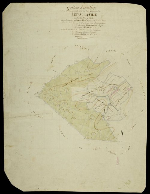 L'Étang-la-Ville - Plans de l’Administration du cadastre