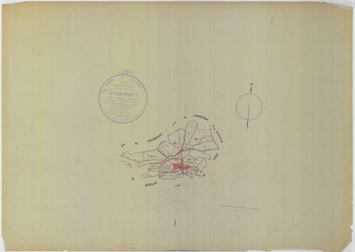 Évecquemont - Plans du cadastre rénové