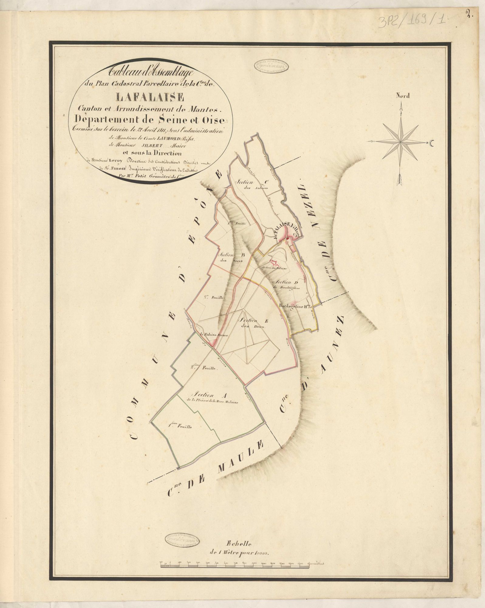 La Falaise - Plans de la Préfecture de Seine-et-Oise