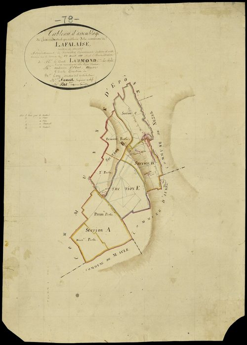 La Falaise - Plans de l’Administration du cadastre