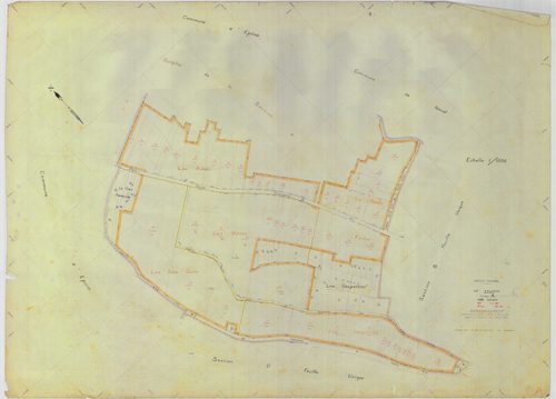 La Falaise - Plans du cadastre remembré