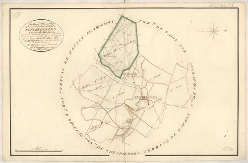 Feucherolles - Plans de la Préfecture de Seine-et-Oise