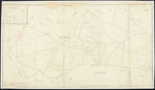 Feucherolles - Plan d'intendance de la paroisse de Feucherolles