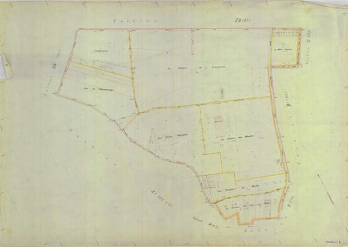 Feucherolles - Plans du cadastre remembré
