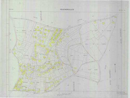Feucherolles - Plans du cadastre révisé