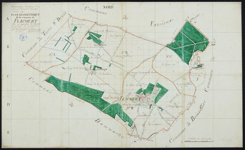 Flacourt - Plan géométrique