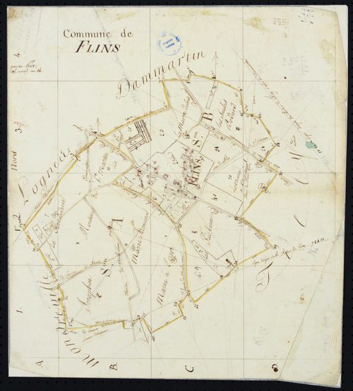 Flins-Neuve-Église - Plan géométrique