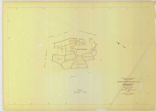 Flins-Neuve-Église - Plans du cadastre remembré