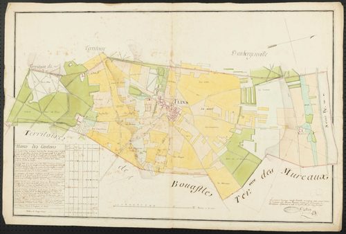 Flins-sur-Seine - Plan d'intendance de la paroisse de Flins-sur-Seine