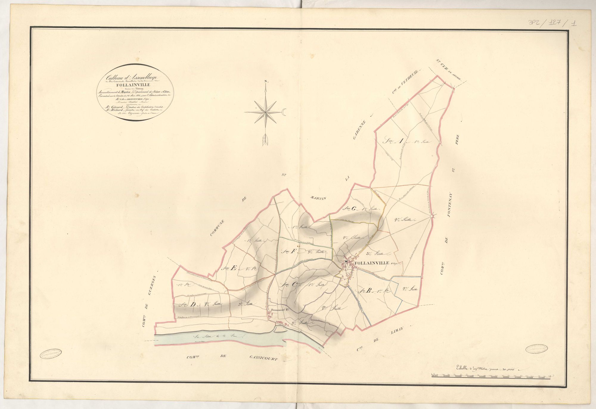Follainville-Dennemont - Plans de la Préfecture de Seine-et-Oise