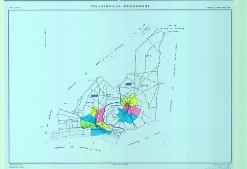 Follainville-Dennemont - Plans du cadastre rénové