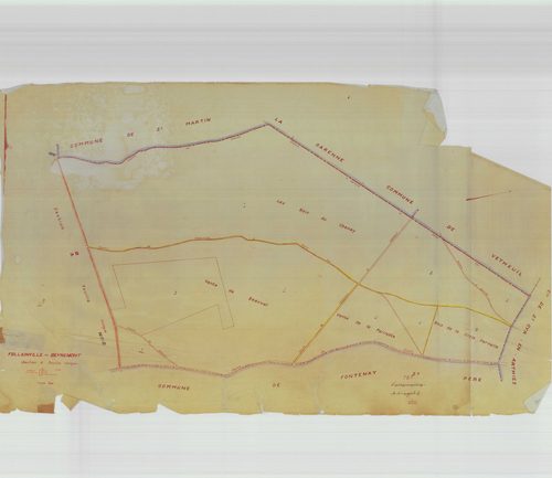 Follainville-Dennemont - Plans du cadastre remembré