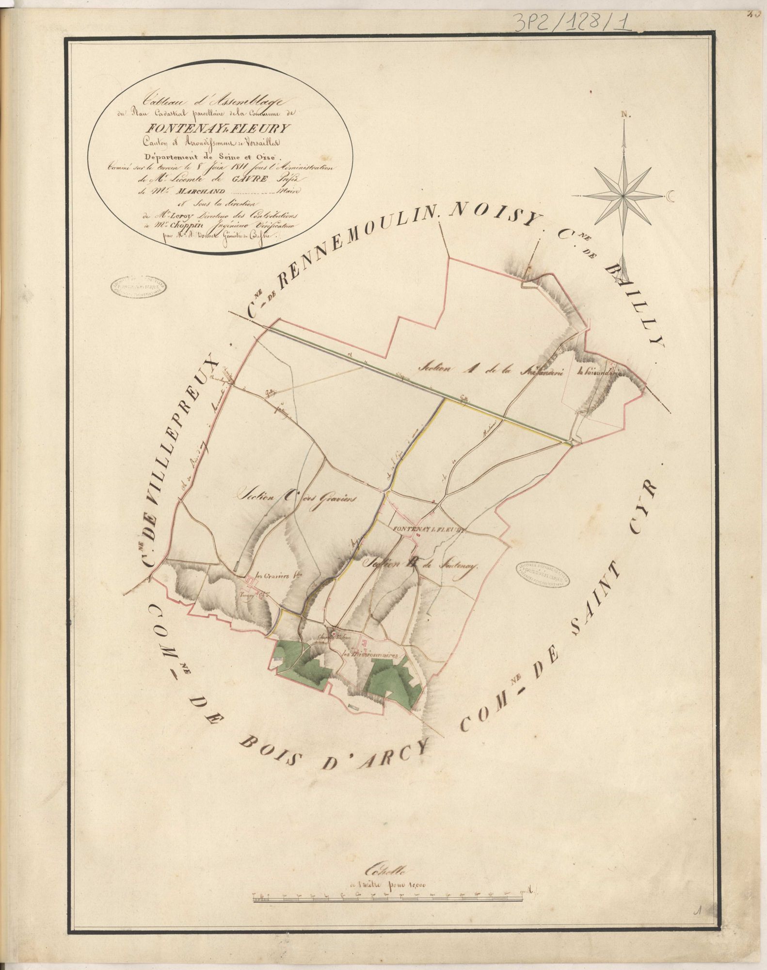 Fontenay-le-Fleury - Plans de la Préfecture de Seine-et-Oise