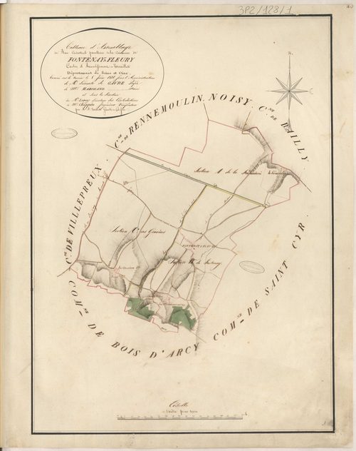 Fontenay-le-Fleury - Plans de la Préfecture de Seine-et-Oise