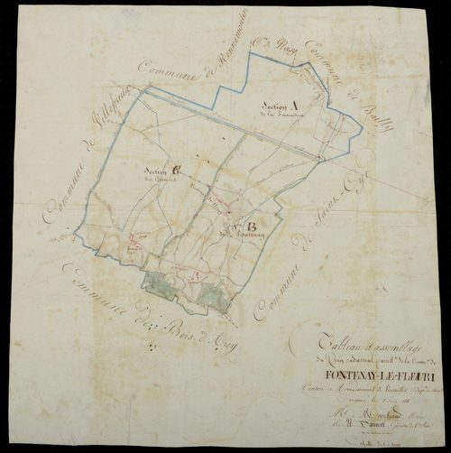 Fontenay-le-Fleury - Plans de l’Administration du cadastre