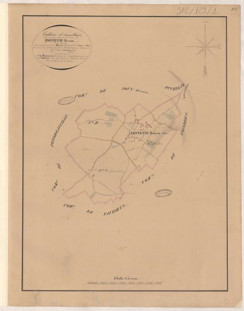 Fontenay-Mauvoisin - Plans de la Préfecture de Seine-et-Oise