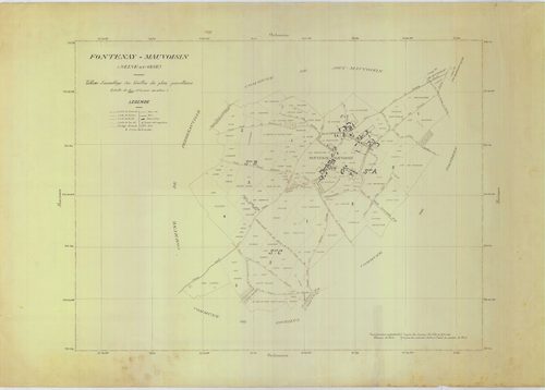 Fontenay-Mauvoisin - Plans du cadastre rénové