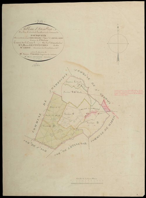 Fourqueux - Plans de l’Administration du cadastre