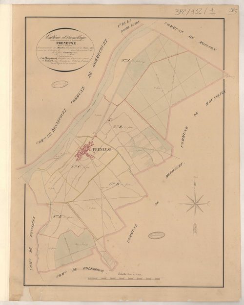 Freneuse - Plans de la Préfecture de Seine-et-Oise